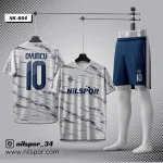 Real Madrid model beyaz mavi futbol forması yaptırma hizmeti Nilspor