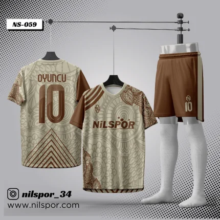 forma yaptırma bej gold futbol forması