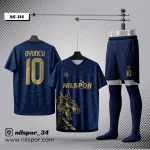 forma yaptırma dragon desenli lacivert futbol forması