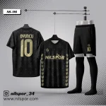 forma yaptırma siyah altın futbol forması