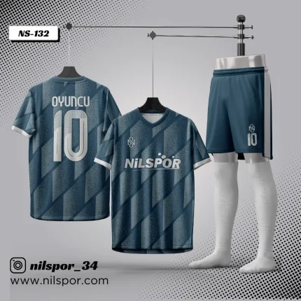 forma yaptırma mavi çizgili futbol forması