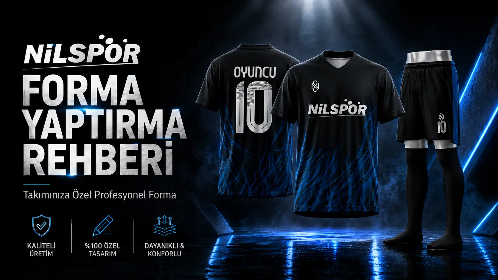 Futbol forması yaptırma rehberi için Nilspor özel takım forması